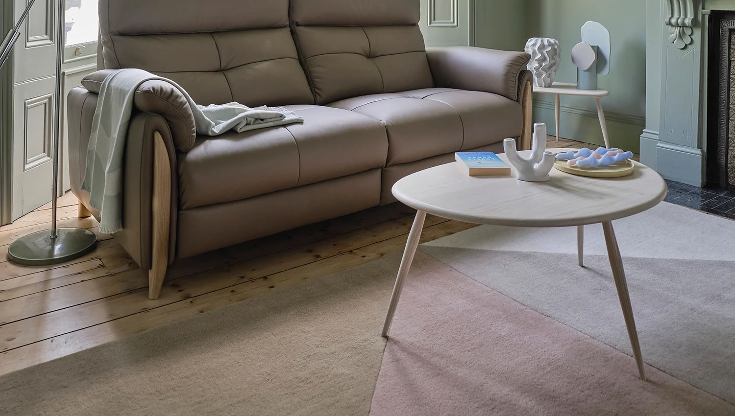 Ercol Collection Pebble Coffee Table Lifestyle